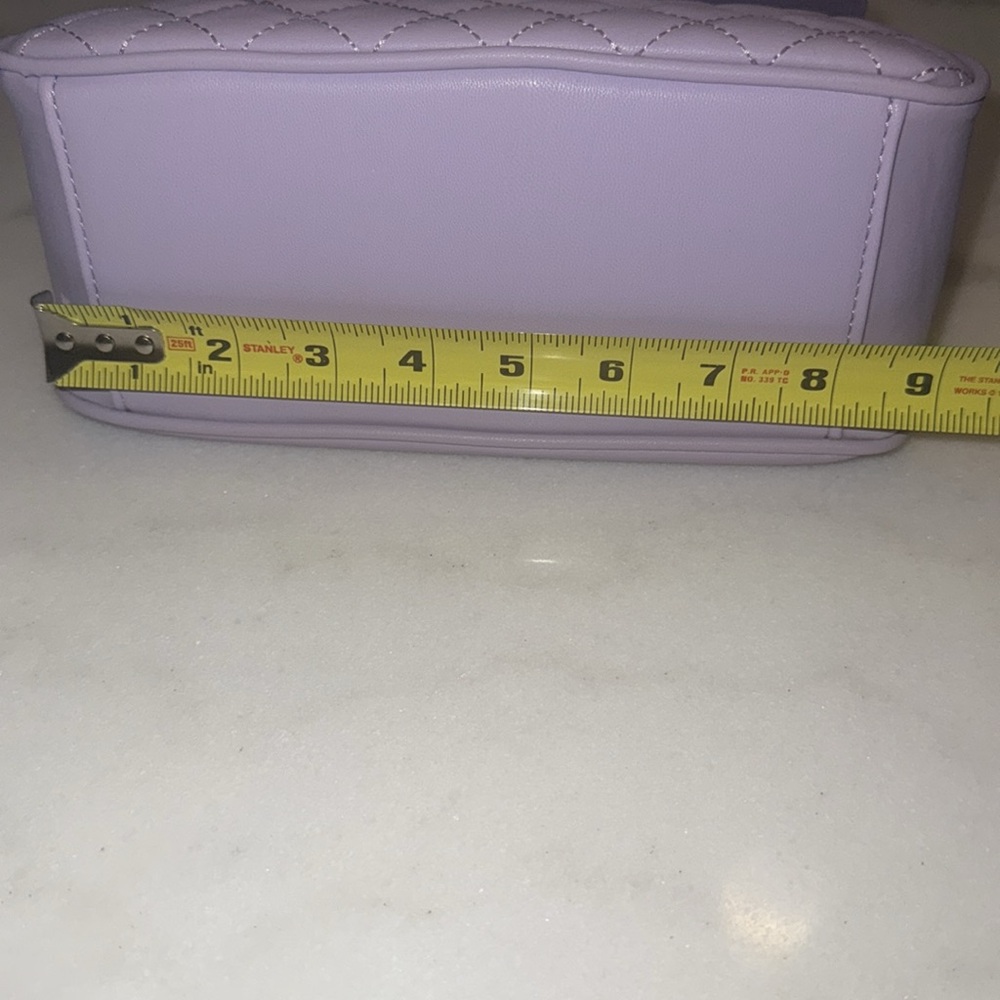 Lavender Quilted Women's Bag - Picture 9 of 11
